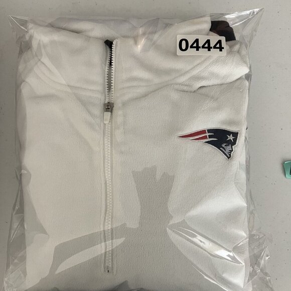 NFL Team Apparel Nike Dri-Fit New England Patriots Men M Sherpa Fleece 1/4 Zip - Picture 14 of 14